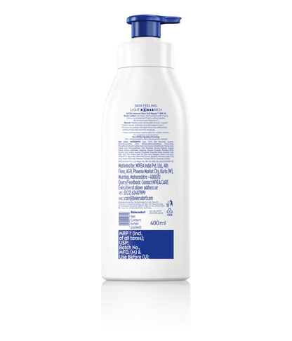 Nivea BodyLotion Natural Glow | Cell Repair Even Tone Complex & Vitamin C Spf 15 | 400Ml (13.52 Fl Oz)