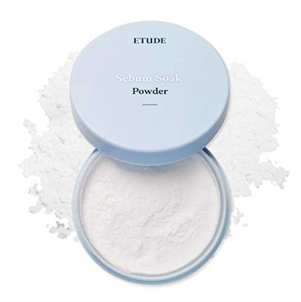 ETUDE Sebum Soak Powder 5g (21AD) | Makeup Powder for Oily Face with Sebum Control, Soft S