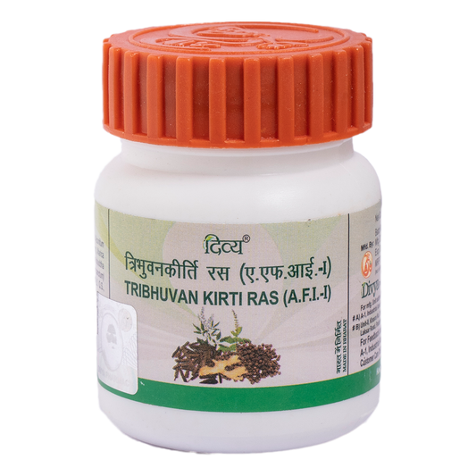 Patanjali Tribhuvankirti Ras: 20g, Pack of