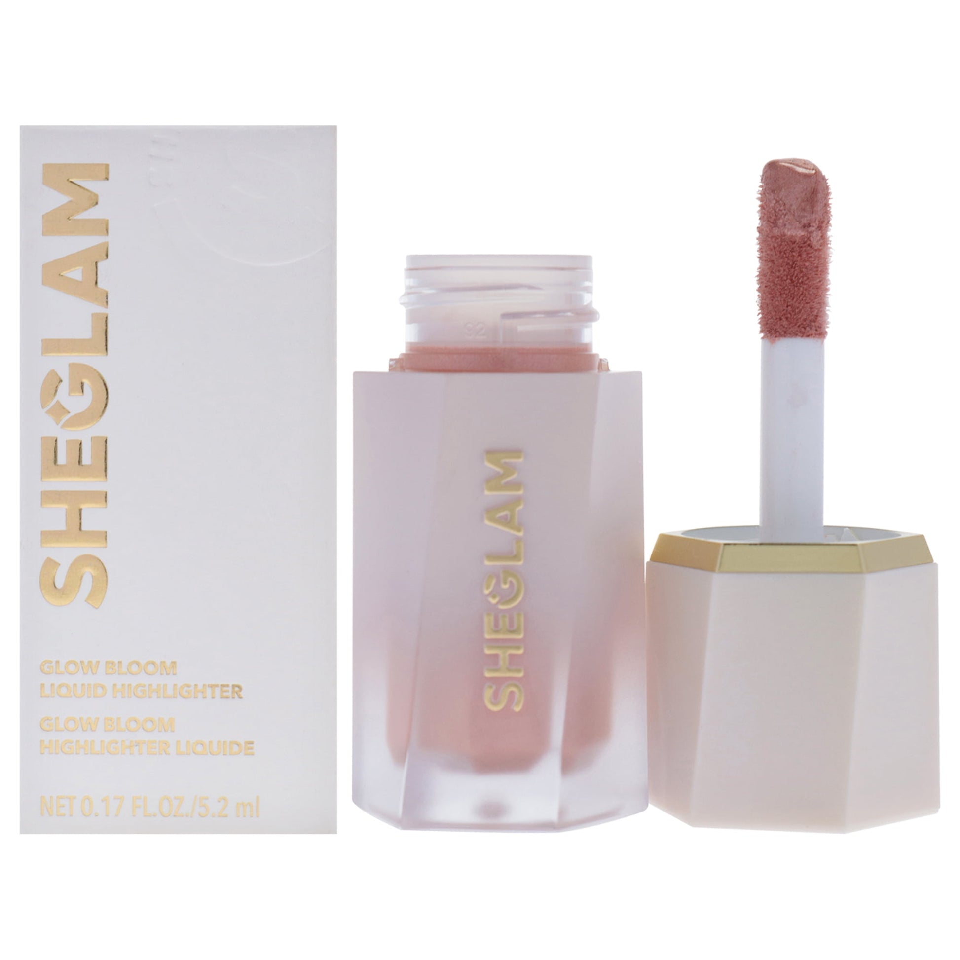Sheglam Glow Bloom Liquid Highlighter - Bellini Brunch , 0.17 oz Highlighter