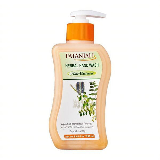 Patanjali Herbal Hand Wash Anti Bacterial, Protection - 250 ml