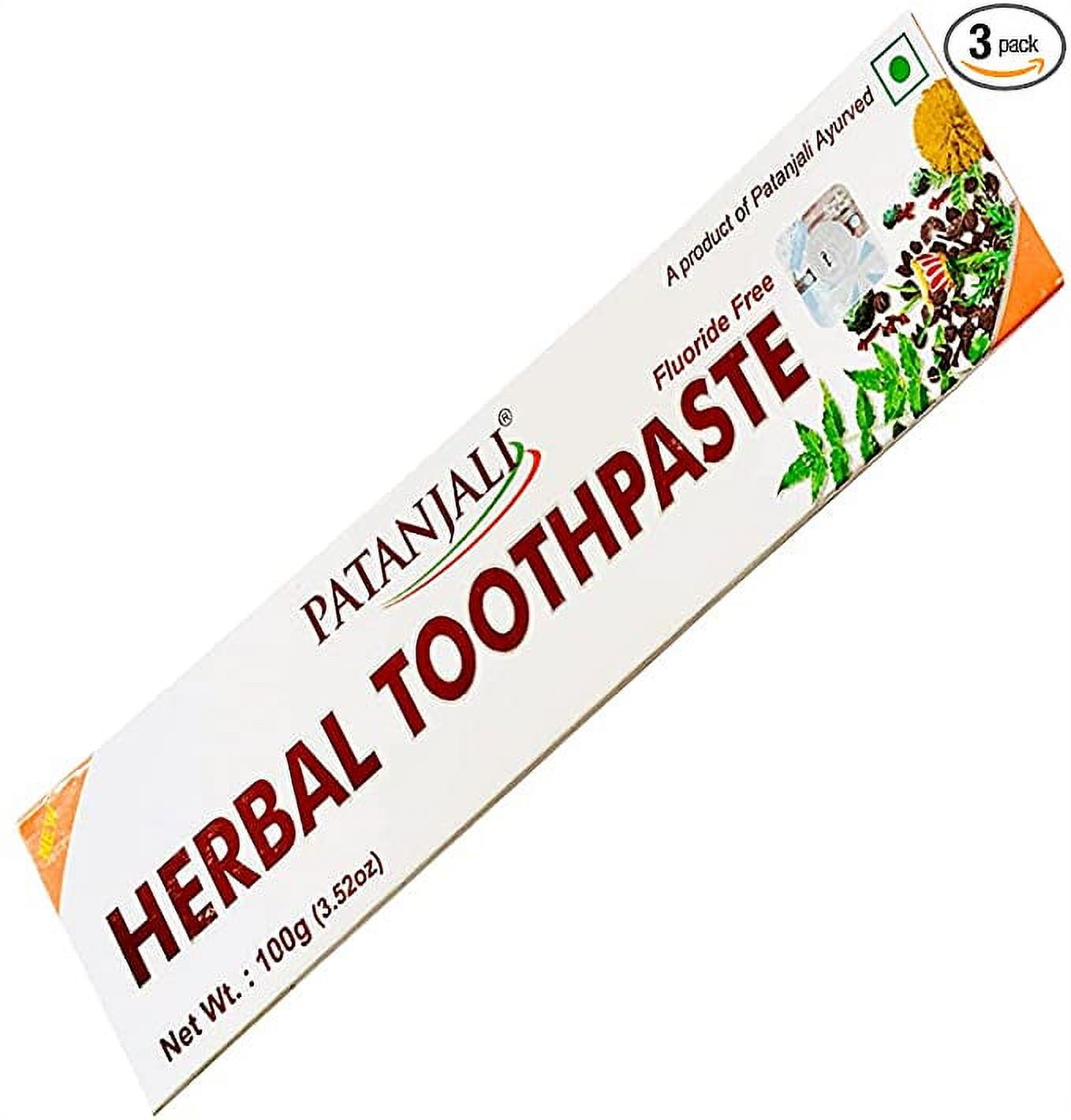 Patanjali Dant Kanti Toothpaste Natural 100g (PACK OF 3)