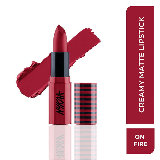 Nykaa So Creme! Creamy Matte Lipstick - On Fire