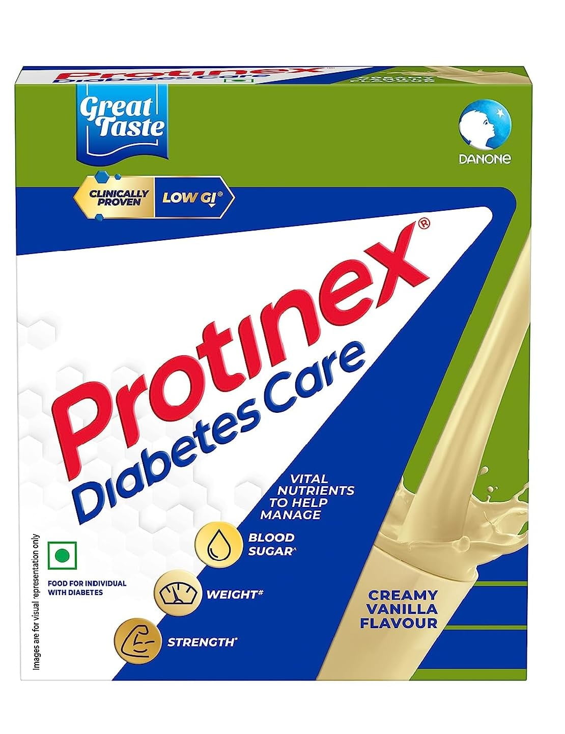Protinex Diabetes Care - with Nutrients to Manage Blood Sugar Levels - 200g (Vanilla flavo