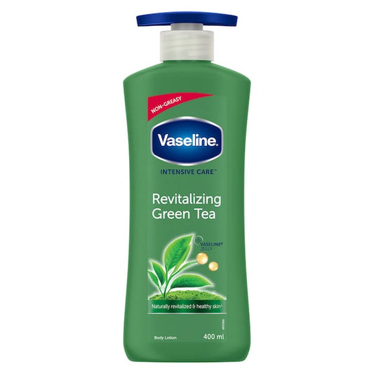 Vaseline Non-Greasy Formula with Pure Green Tea Extracts Revitalizing Green Tea BodyLotion, For Dull And Dry Skin - 400 ml