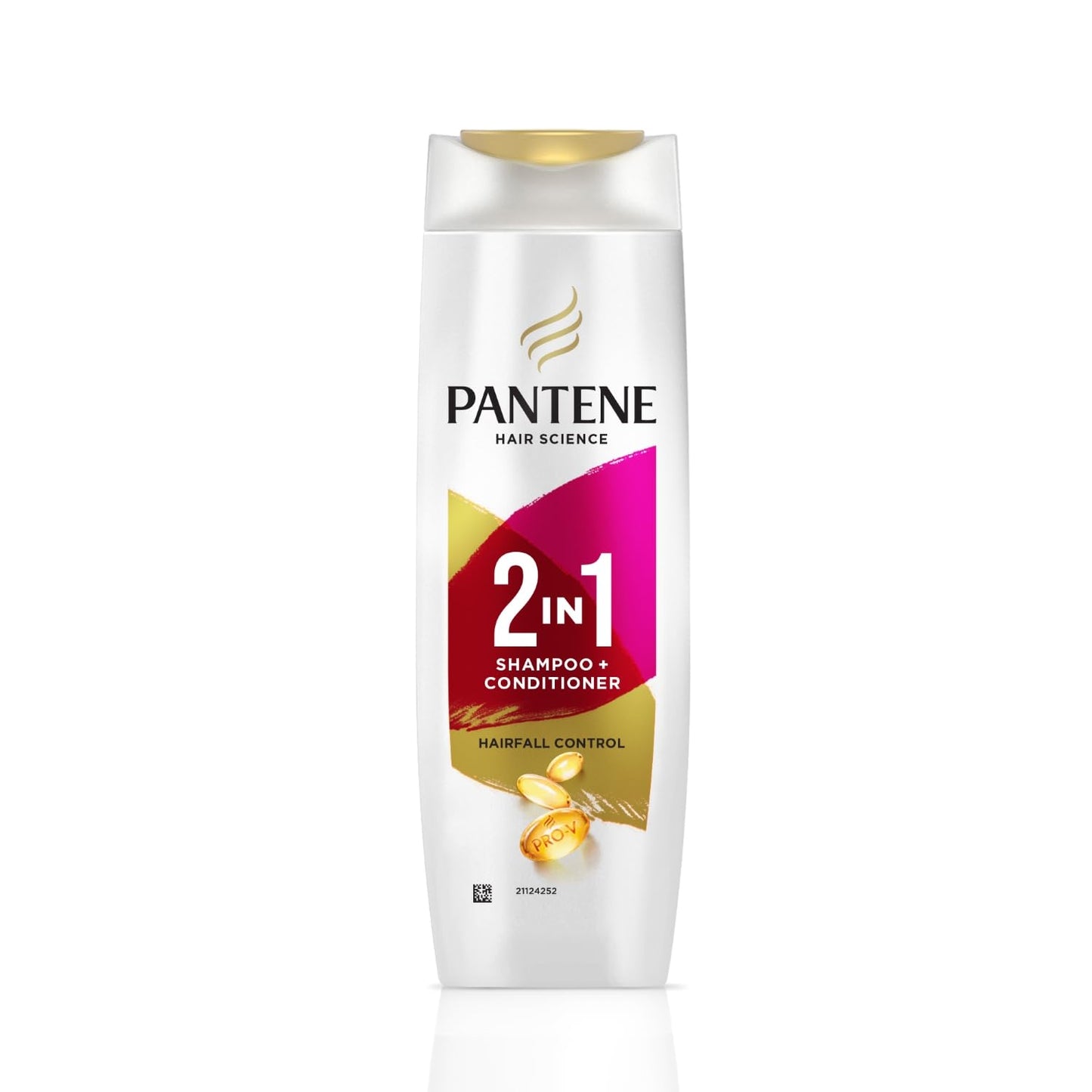 Pantene Advanced Hairfall Solution, 2in1 Anti-Hairfall Silky Smooth Shampoo Conditioner for Women, 180ML