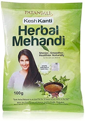 Patanjali Herbal Mehandi, 100g (Pack of 4) - Black
