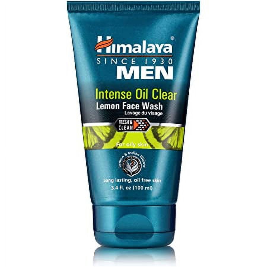 Singhcart Himalaya Men Intense Oil Clear Lemon FaceWash Oil free Skin 100ml 3.38oz