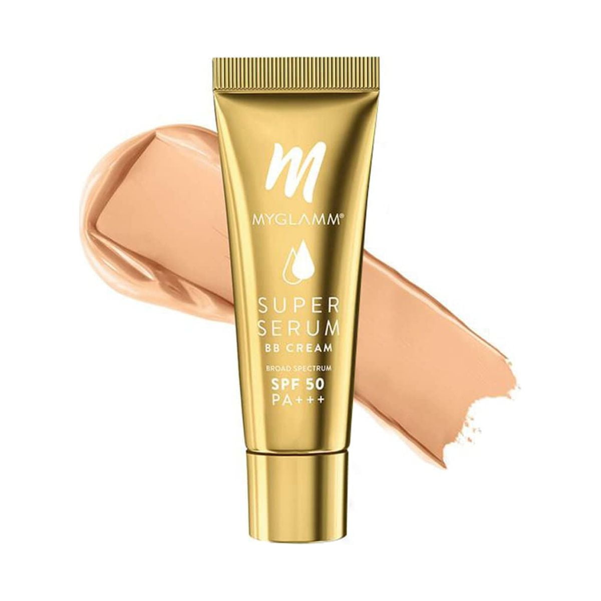 MyGlamm Super Serum BB Cream - 201 Pine - 15gm | BB Cream with SPF 50 & Hyaluronic Acid |