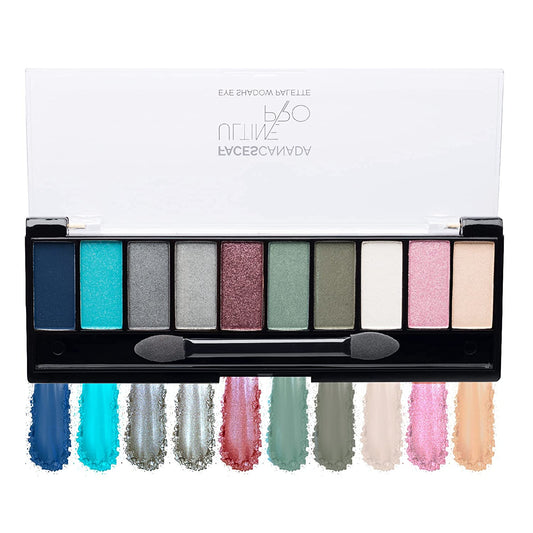 Faces Canada Ultime Pro Eyehadow Palette 10 g, Mermaid 04 (Multi-Color), 1 count