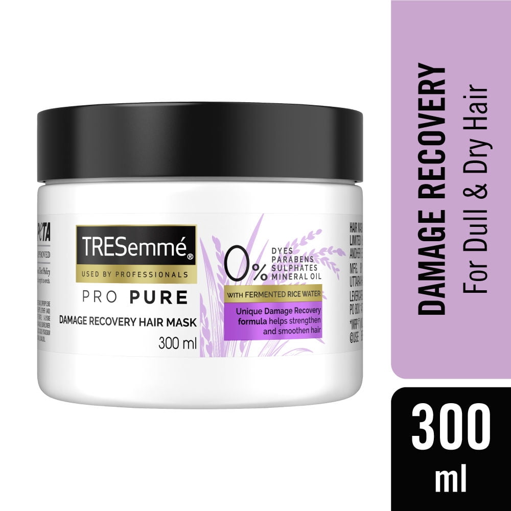 TRESemme Pro Pure Damage Recovery Mask, with Fermented Rice Water, Sulphate Free & Paraben
