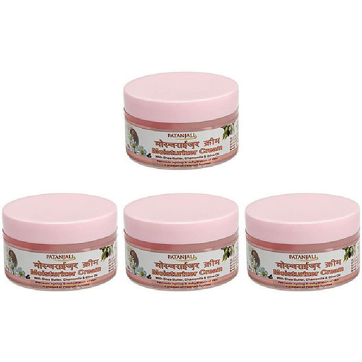 Pack Of 4 - Patanjali Moisturizer Cream - 50 Gm (1.75 Oz)