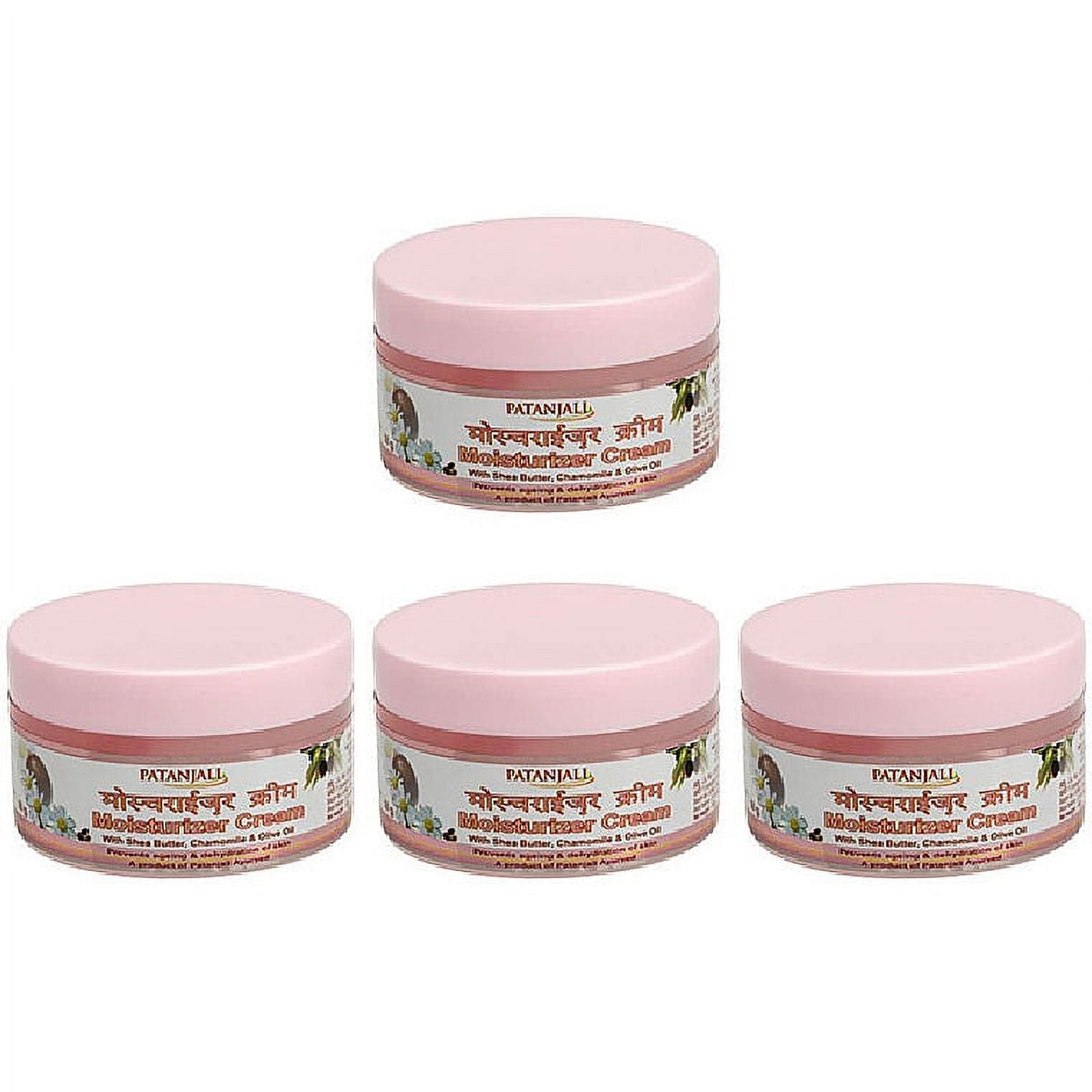 Pack Of 4 - Patanjali Moisturizer Cream - 50 Gm (1.75 Oz)