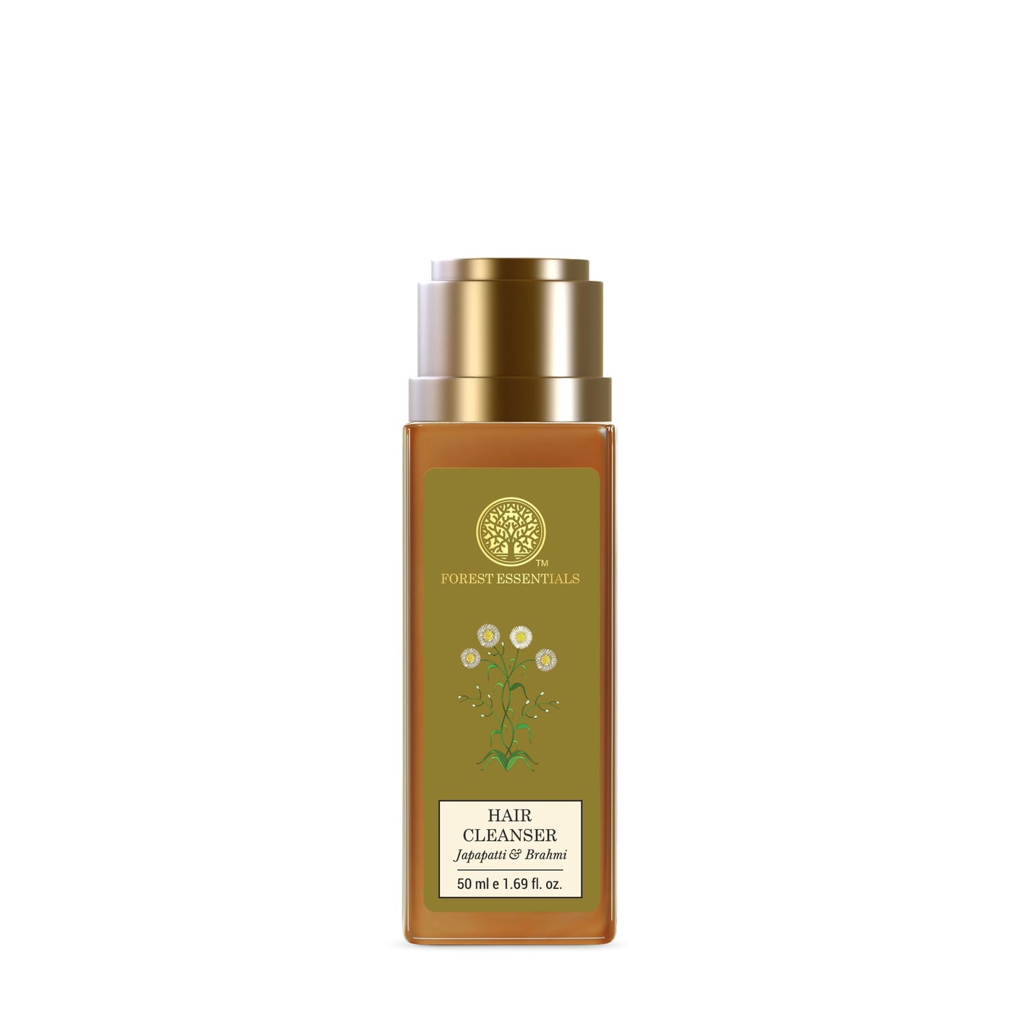 Forest Essentials Travel Size Hair Cleanser Japapatti & Brahmi | Ayurvedic Shampoo For Dry