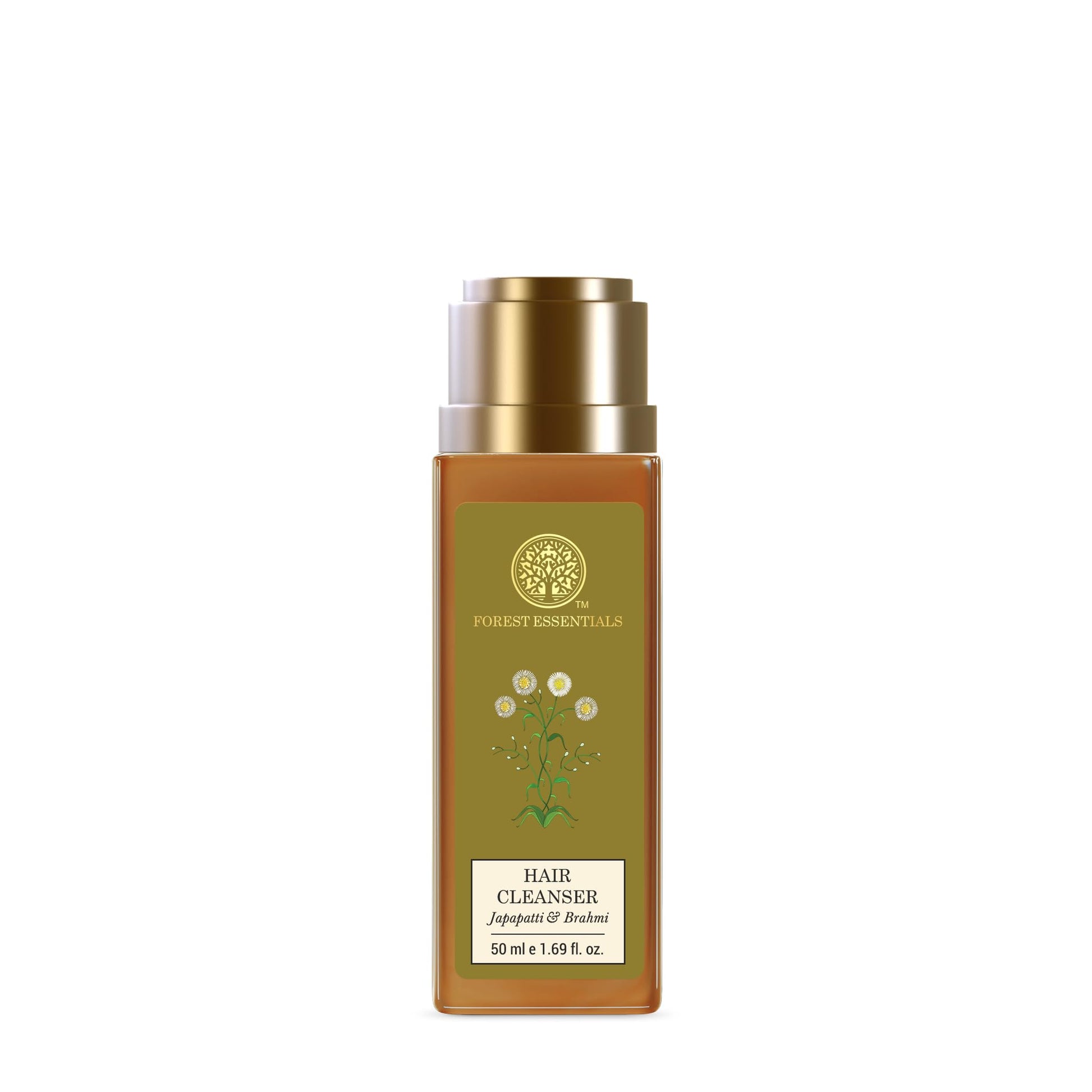 Forest Essentials Travel Size Hair Cleanser Japapatti & Brahmi | Ayurvedic Shampoo For Dry
