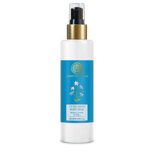 Forest Essentials Ultra-Rich Body Milk Jasmine & Mogra | Natural Moisturizing BodyLotion F