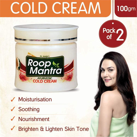 Roop Mantra Cold Cream, Kesar Malai, 100g (Pack of 2)