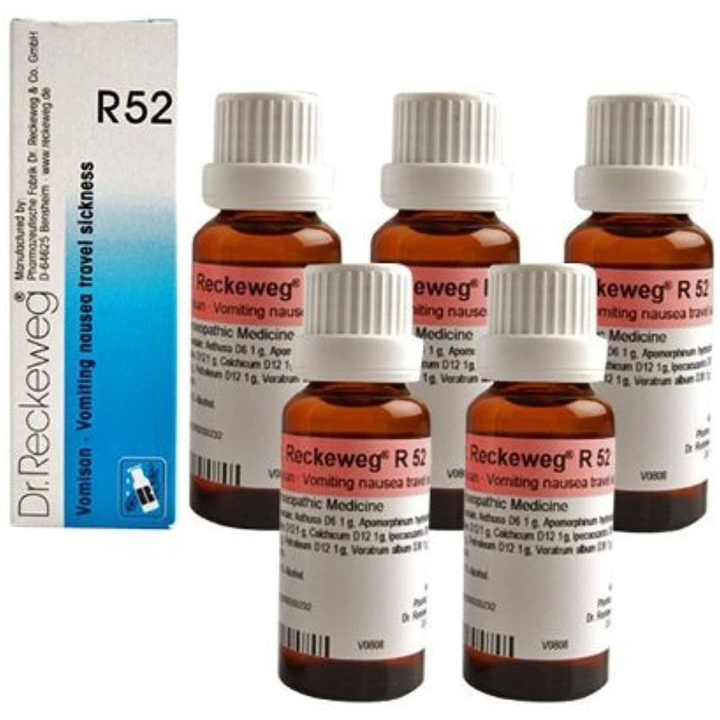 Dr.Reckeweg Germany R52 Vomiting, Nausea and Travel Sickness