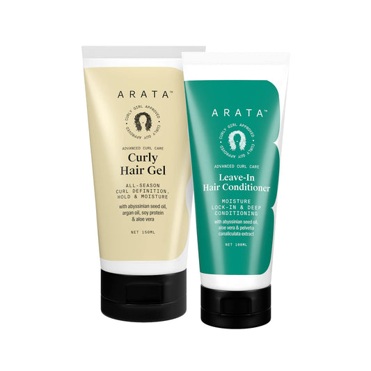 Arata Advanced Curl Care Duo | With Leave-In Conditioner (100 ML) & Advanced Curl Care Hai