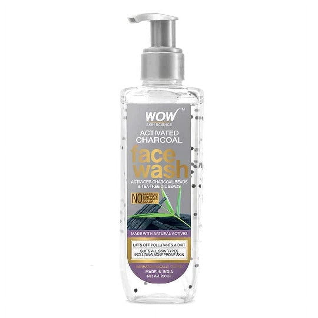 Wow Skin Science Activated Charcoal FaceWash 200ml