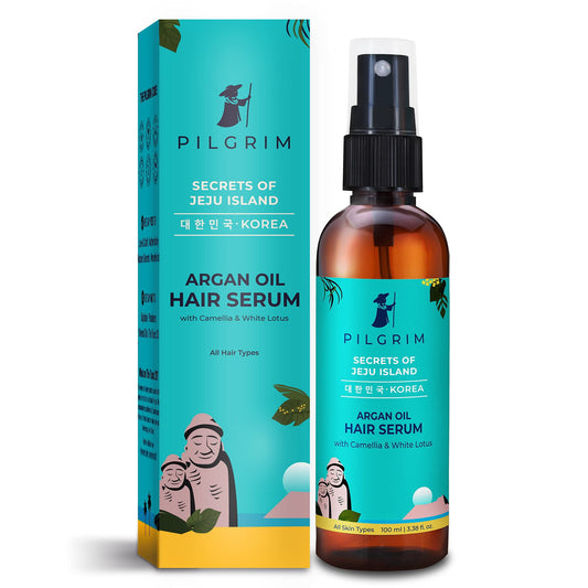 Pilgrim Argan Oil Hair Serum For Unisex, 100 Ml,