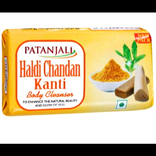 Patanjali Haldi Chandan Kanti Soap 100g (Pack Of 3)