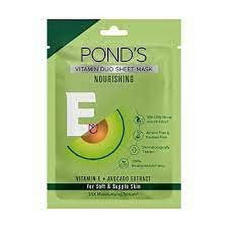 POND'S Vitamin E Nourishing Sheet Mask,With Avocado Extract For Soft & Supple Skin, Parabe