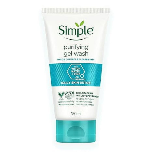 Simple Purifying FaceWash 150ml for oily, acne-prone, sensitive skin