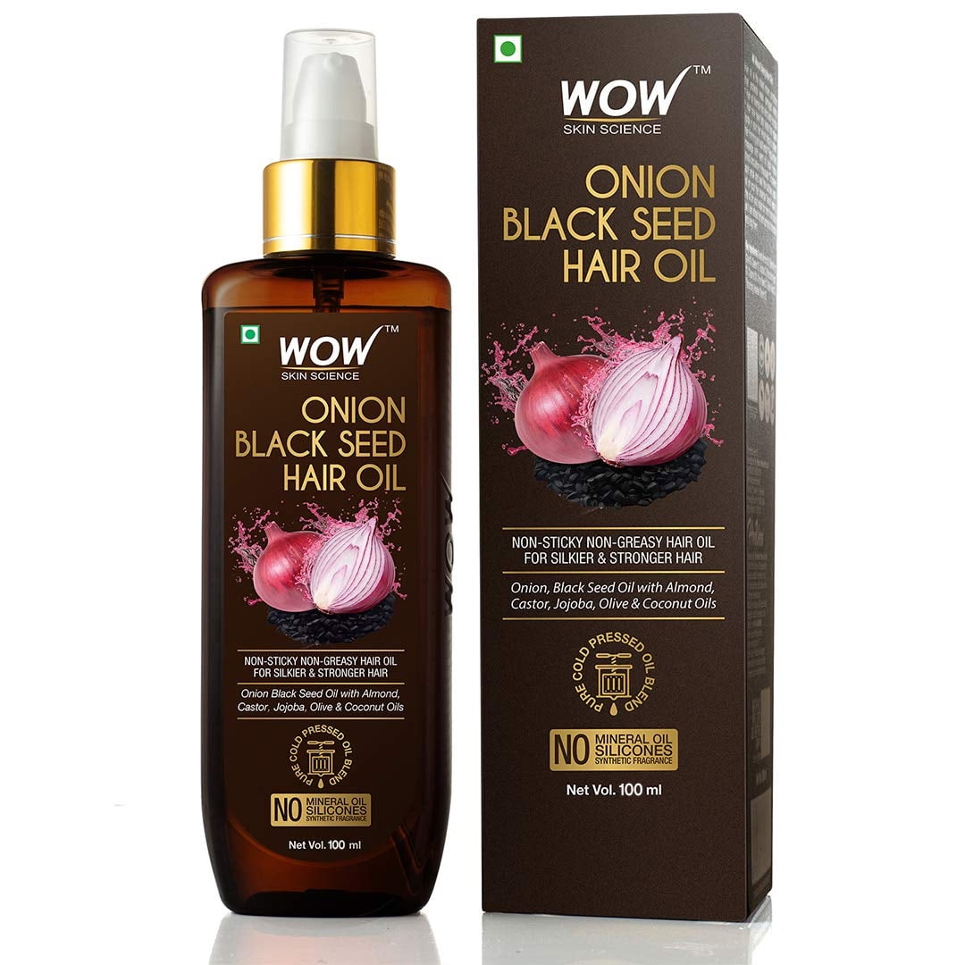 WOW Skin Science Onion Black Seed HairOil 100ml