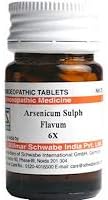 Dr. Willmar Schwabe India Arsenicum Sulph Flavum Trituration Tablet: