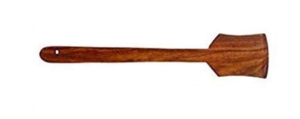 iKonbi Handicrafts Handmade WoodenSpatula Serving and Cooking, Kitchen Tools Utensil/Spoon Set of 2