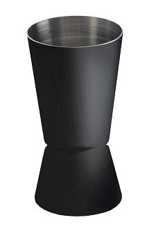 iKonbi Stainless Steel 2 Black Peg Measure with Black Lid Ash Tray