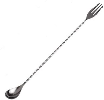 iKonbi Stainless Steel Bar Spoon with Fork Size 30 Cm