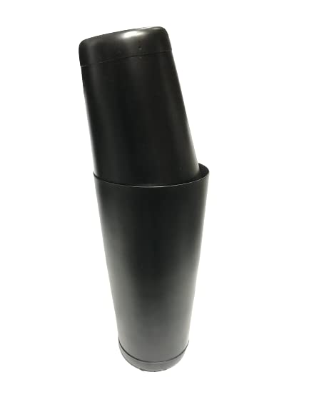 iKonbi Stainless Steel Black Mixing Boston Cocktail Shaker- Set of