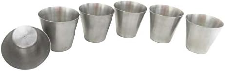iKonbi Stainless Steel Set of 6 Shot Glass 30 Ml 30mm X 60mm