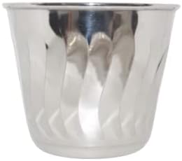 iKonbi Stainless Steel Flower Pots/Round Plant Planters Set of 2
