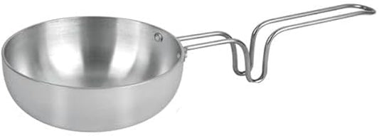iKonbi Aluminium Tadka Pan Non Stick Tadka Pan Unbreakable Steel Handle Tadka Pan Chowka