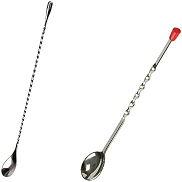 iKonbi Stainless Steel Teardrop Bar Spoons – 46 g, Set of
