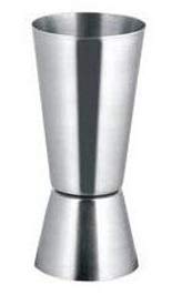 iKonbi Set of 2- Stainless Steel Lid ash Tray and 2 peg Measure