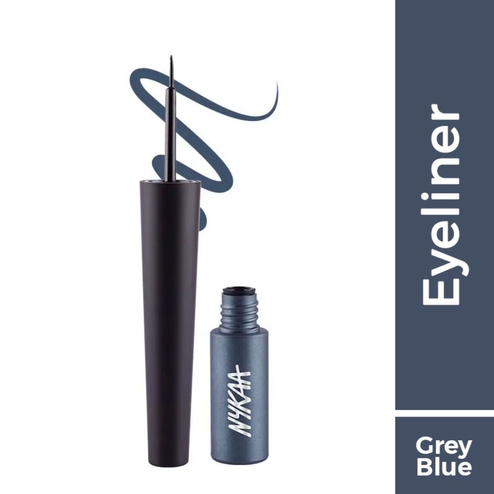 Nykaa GLAMOReyes Coloured Liquid Eyeliner - 01 Stormy Sky