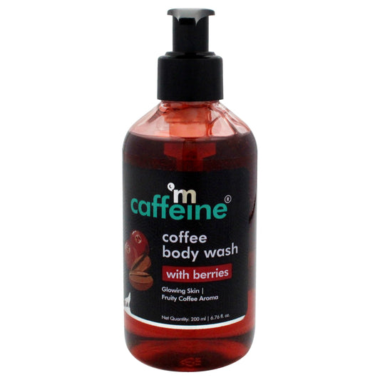 Coffee BodyWash - Berries by mCaffeine for Unisex - 6.76 oz BodyWash