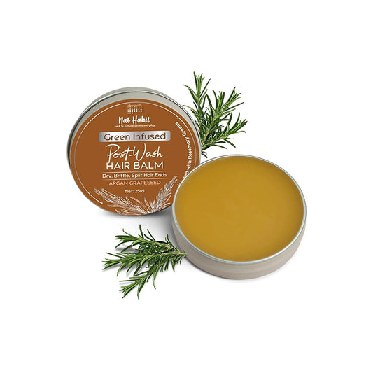 Nat Habit Argan Grapeseed Hair Balm For Men & Women Split Ends, Smoothening, Post Wash Str