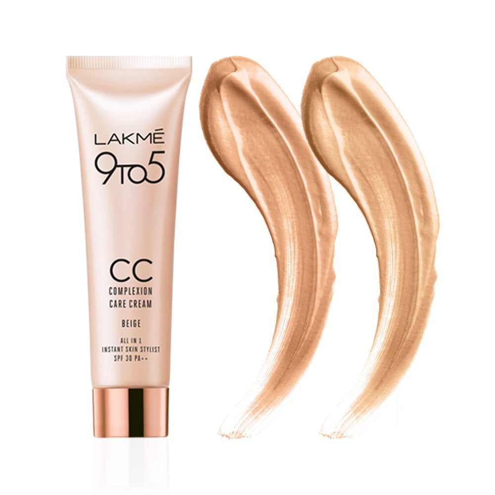Lakme 9 to 5 CC Cream Mini, 01 - Beige, SPF 30 , Conceal Dark Spots, 9 g