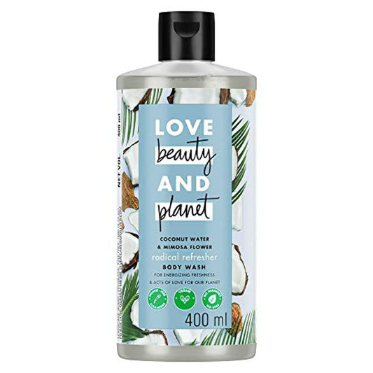 Love Beauty Planet Coconut Water Mimosa Flower Hydrating BodyWash - 400ml