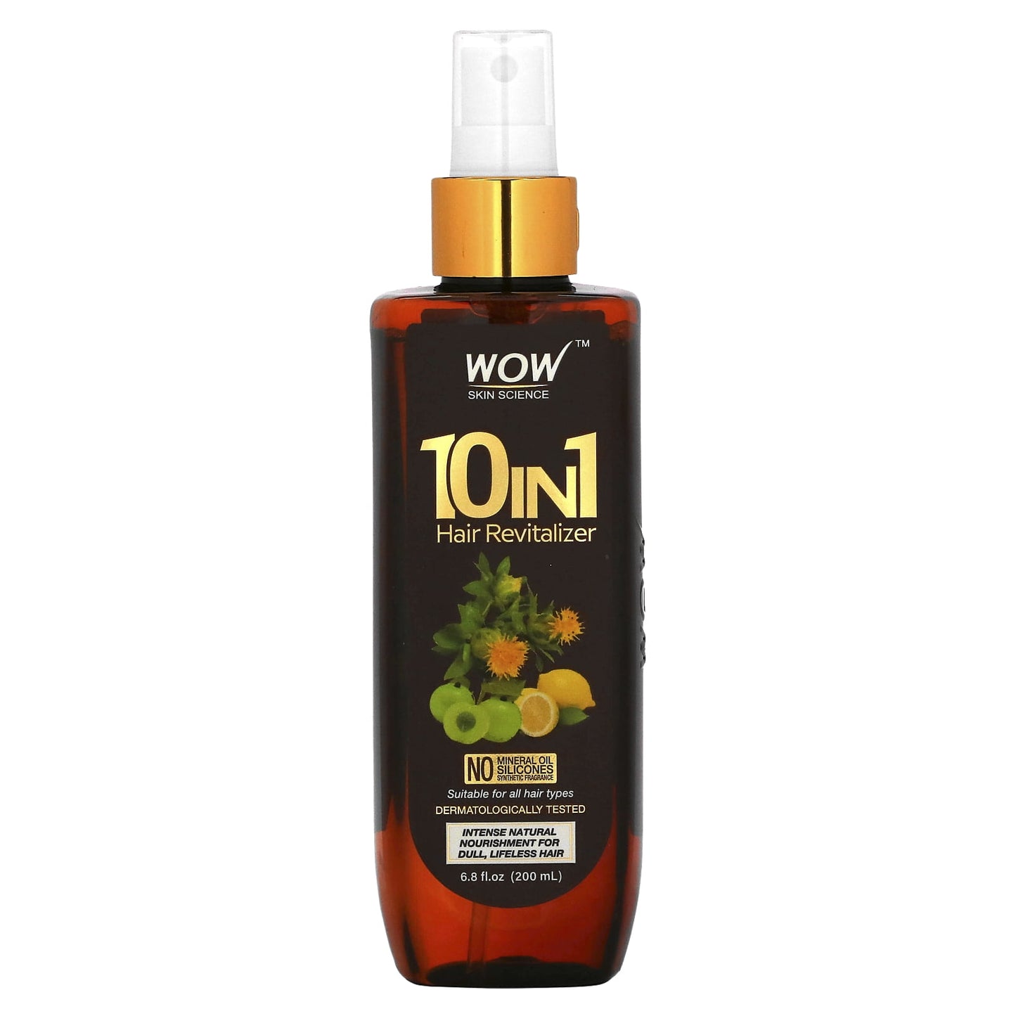 WOW Skin Science 10-in-1 Heat Protection & Moisturizing Leave-in Conditioner Spray with Ro