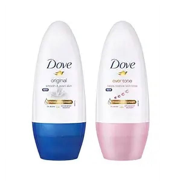 Dove Original Deodorant Roll On For Women 50 ML EACH (PACK OF 2)