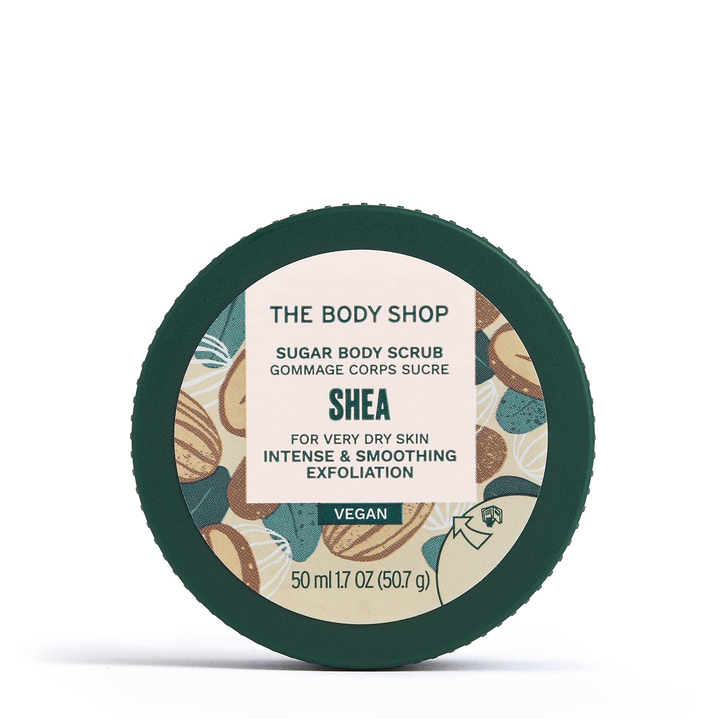 The Body Shop Exfoliating SE33Sugar Body Scrub, Shea, 1.69 Ounce