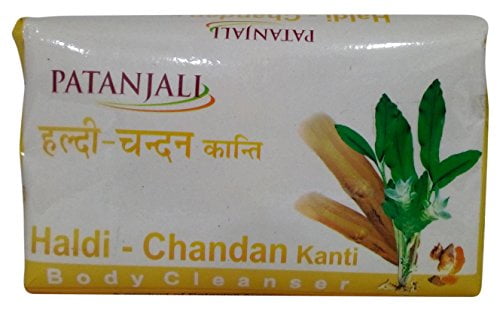 Patanjali Body Cleanser Soap - Haldi and Chandan Kanti, 450g Combo Pack