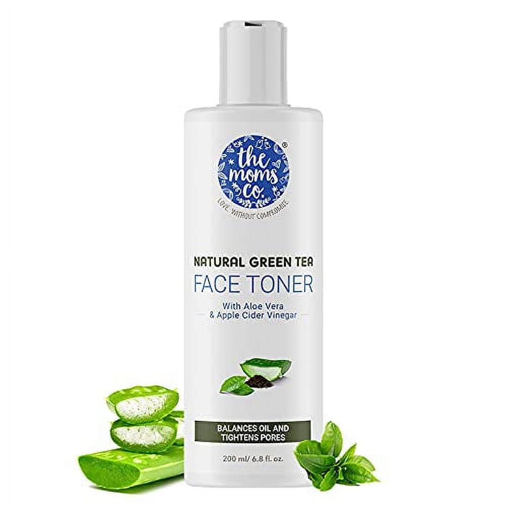 The Moms Co Natural Green Tea Face Toner l Controls Sebum l Fights Acne l Tightens Pores l