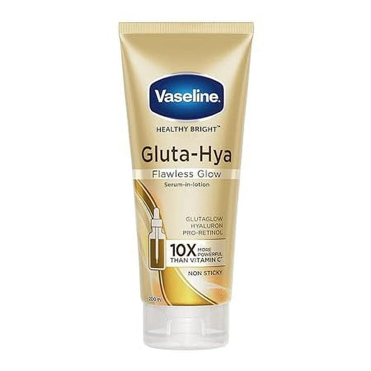 Vaseline Gluta-Hya Flawless Glow, 200ml, Serum-In-Lotion (2 PACK)